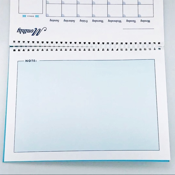 A4 Blue Life Planner with Multicolor Pen - Picture 4 of 6